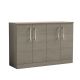 1200mm Floor Standing 4 Door Vanity & Worktop - Nuie ARN2503W2 Oak, Oak colour ,image 1