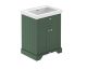 600mm 2-Door Vanity & Classic Basin 0TH - Hudson Reed LOF844 Green, Green colour ,image 1
