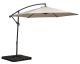Ivory 3M Standard Cantilever Powder Coated Parasol With Cross Stand, Neutrals colour ,image 1