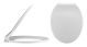 Soft Close Toilet Seat - Nuie NTS010 White, White colour ,image 1