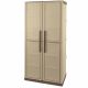 Large Storage Cupboard with Shelves & Broom Storage