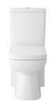 Flush to Wall Pan, Cistern & Seat - Hudson Reed CPC001 Gloss White, White colour ,image 1