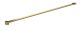 Flat support bar - Hudson Reed FIX080 Brass, Brass colour ,image 1