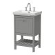 500mm Floor Standing Vanity & Basin 3TH - Hudson Reed BEX223B Grey, Grey colour ,image 1