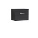 600mm Wall Hung Vanity With Worktop - Nuie ATH040W Charcoal Black, Hacienda Black colour ,image 1