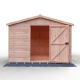 Security Apex 10 x 10 Single Door Loglap Shed