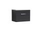 600mm Wall Hung Vanity With Sparkling White Worktop - Nuie ATH040LSW Charcoal Black, Hacienda Black colour ,image 1