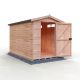 Security Apex 10 x 6 Single Door Loglap Shed