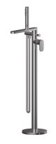Freestanding Bath Shower Mixer with Kit - Nuie BIN721 Brushed Pewter