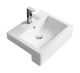 Semi-recessed basin - Hudson Reed NBV172 White, White colour ,image 1