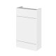 500mm WC Unit - Compact - Hudson Reed OFF145 Gloss White, White colour ,image 1