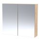 800mm Mirror Unit (50/50) - Hudson Reed OFF3019 Oak, Oak colour ,image 1