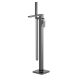 Freestanding Bath Shower Mixer - Nuie WIN721 Brushed Pewter