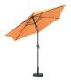 Orange 2.5M Powder Coated Crank And Tilt Parasol (38Mm Pole, 6 Ribs), Orange colour ,image 1