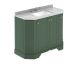 1000mm 4-Door Angled Unit & Marble Top 3TH - Hudson Reed LOF887 Hunter Green, Green colour ,image 1