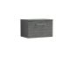 600mm Wall Hung 1 Drawer Vanity & Worktop - Nuie ARN522W Grey, Grey colour ,image 1