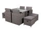 Royalcraft Paris 8 Seater Cube Set, Grey colour ,image 1