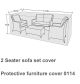Furniture Cover - 2 Seat Sofa Set ,image 1