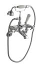 Hudson Reed Wall Mounted Bath Shower Mixer BC304DXWM, Chrome & White colour ,image 2