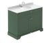 1000mm Cabinet & Marble Top (1TH) - Hudson Reed LOF877 Hunter Green, Green colour ,image 1