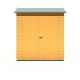 Lewis 4 x 6 Double Door Loglap Shed - Reverse