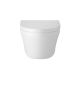 Wall Hung Pan & Seat - Hudson Reed CPA027 White, White colour ,image 1