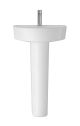 420mm Basin & Pedestal - Hudson Reed CMA002 White, White colour ,image 1