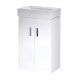 450mm Floor Standing Basin Unit - Nuie VTFW450 Gloss White, White colour ,image 1