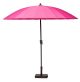2.7M Pink Crank And Tilt Shanghai Parasol (38Mm Pole, 24 Ribs), Pink colour ,image 1