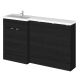 1500mm Combination - Hudson Reed CBI617 Charcoal Black, Hacienda Black colour ,image 1