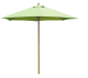 Parasol Wood Pulley 2.5m Light Green