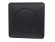 Square Dual Flush Black Push Button - Hudson Reed MDPB02 Black, Black colour ,image 1