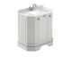 750mm 3-Door Angled Unit & Marble Top 1TH - Hudson Reed LOF417 Timeless Sand, Grey colour ,image 1