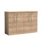 1200mm Floor Standing 4-Door Vanity & Worktop - Nuie ARN3003W2 Oak, Oak colour ,image 1