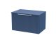 600mm Wall Hung Single Drawer Vanity & Worktop - Hudson Reed DFF394W Blue, Blue colour ,image 1