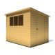 Caldey 8 x 6 Single Door Loglap Shed - Style B