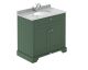 800mm Cabinet & Marble Top (1TH) - Hudson Reed LOF829 Hunter Green, Green colour ,image 1