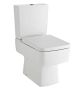Semi Flush to Wall WC - Nuie CBL008 White, White colour ,image 1