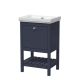 500mm Floor Standing Vanity & Basin 0TH - Hudson Reed BEX323H Blue, Blue colour ,image 1