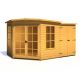 Hampton 8 x 12 Summerhouse with Side Shed