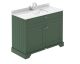 1000mm Cabinet & Marble Top (1TH) - Hudson Reed LOF877S Green, Green colour ,image 1