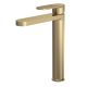 High Rise Mono Basin Mixer - Nuie BIN870F Brass, Brass colour ,image 1