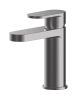 Mono Basin Mixer with Push Button Waste - Nuie BIN705 Black, Black colour ,image 1