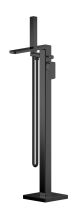 Freestanding Bath Shower Mixer - Nuie WIN421 Matt Black, Black colour ,image 1
