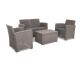 Faro Grey 4 Seater Conversation Set, Grey colour ,image 1