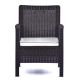 Madrid 800 x 660 Rattan Tub Armchair - Neutral Brown (2 in Box)