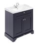 800mm Cabinet & Basin (1TH) - Hudson Reed LOF305 Twilight Blue, Blue colour ,image 1