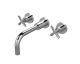 Wall Mounted Basin Mixer - Nuie CLX317 Chrome, Chrome colour ,image 1