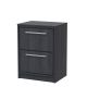 600mm Floor Standing 2-Drawer Vanity with Worktop - Hudson Reed LIL2233W Grey, Grey colour ,image 1