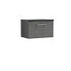 600mm Wall Hung 1 Drawer Vanity & Laminate Top - Nuie ARN522LSB Grey, Grey colour ,image 1